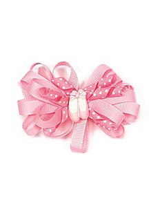 Grosgrain Bow With Ballet Shoes