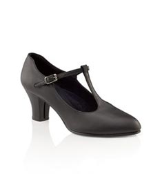 T-Strap Character Cabaret Leather Dance Shoes
