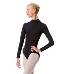 Long Sleeve Mock Neck Dance Leotard Liana