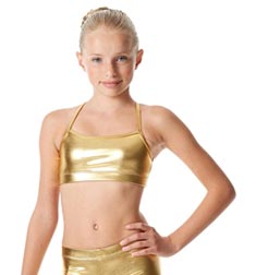 Girls Metallic Camisole Dance Bra Antonia