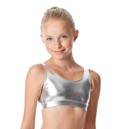 Girls Metallic Tank Dance Bra Roberta