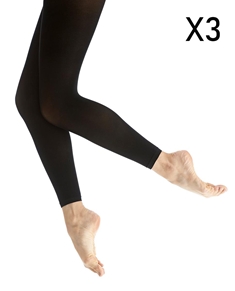 Footless Tights Tripack Microfiber 50 Denier Calla