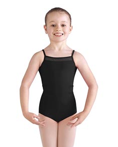 Girls Diamond Heart Mesh Camisole Dance Leotard Catrina