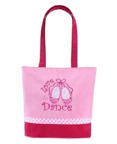 Love 2 Dance - Small Pink Dance Tote