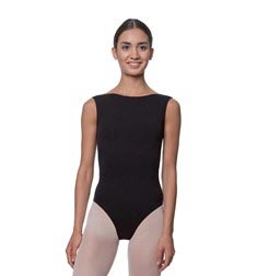 Womens High Boat Neck Tank Ballet Leotard Sabina