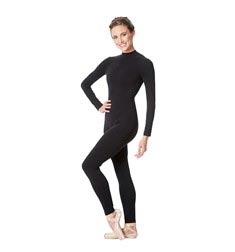 Adult Long Sleeve Mock Neck Dance Unitard Annabelle