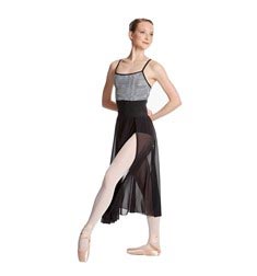 Adult Side Slit Dance Skirt Bella