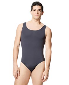 Mens Microfiber Scoop Neckline Tank Leotard Tayelor