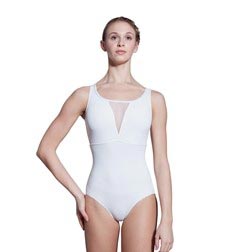 Adult Striped Mesh Back Leotard Stephanie