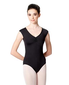 Girls Mesh Cap Sleeves Dance Leotard Annalisa