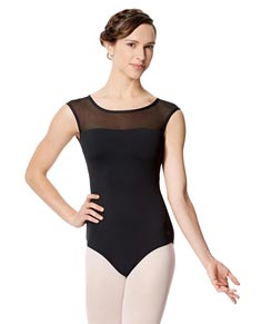 Adult Microfiber Cap Sleeve Fashion Leotard Marcela