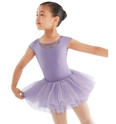 Childs Cap Sleeve Layered Ballet Tutu Dress