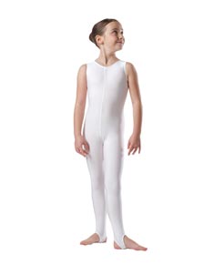 Dance Unitard with Stirrups for Girls