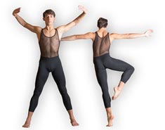 Mens Mesh Dance Unitard