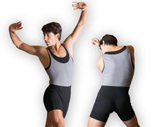 Dance Unitard Shorts for Men