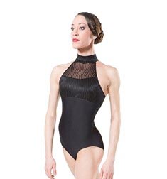 Womens Mock Neck Dance Leotard REVE