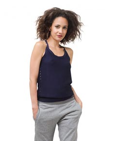 Womens Light Stretchy Knit Camisole Dance Top